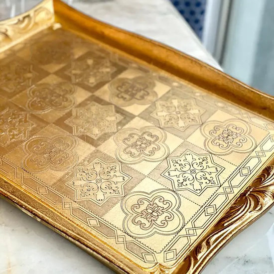 Bevande Servite Gold Tray