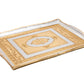 Decorative serving tray for ottoman and coffee table