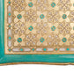 Aqua decorative tray, Italian serving tray.