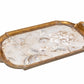 Decorative serving trays with handles, Italian hand painted serving tray